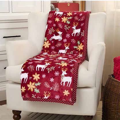 💜 LETZTER TAG DER AKTION – 50 % RABATT 💜Weihnachts-Flauschige Kuscheldecke