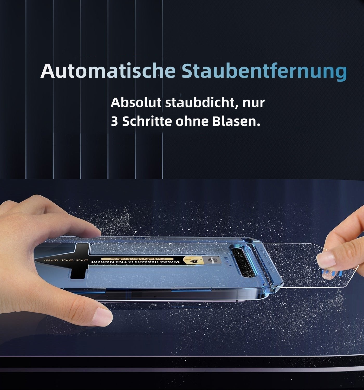 💖LETZTER TAG – KAUF 1, ERHALTE 1 GRATIS📲 Invisible Artifact Displayschutzfolie – Staubfrei ohne Blasen