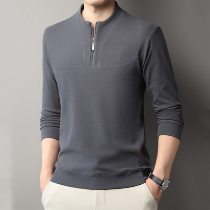 💜 LETZTER TAG DER AKTION – 50 % RABATT 💜Casual Herren-Pullover mit Viertel-Reißverschluss und langen Ärmeln