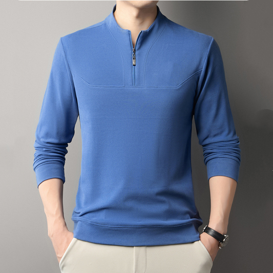 💜 LETZTER TAG DER AKTION – 50 % RABATT 💜Casual Herren-Pullover mit Viertel-Reißverschluss und langen Ärmeln