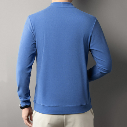 💜 LETZTER TAG DER AKTION – 50 % RABATT 💜Casual Herren-Pullover mit Viertel-Reißverschluss und langen Ärmeln