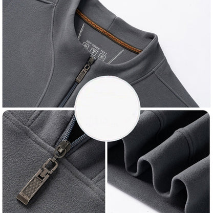 💜 LETZTER TAG DER AKTION – 50 % RABATT 💜Casual Herren-Pullover mit Viertel-Reißverschluss und langen Ärmeln