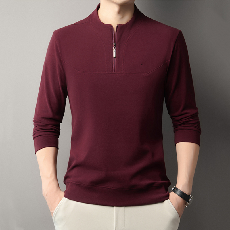 💜 LETZTER TAG DER AKTION – 50 % RABATT 💜Casual Herren-Pullover mit Viertel-Reißverschluss und langen Ärmeln