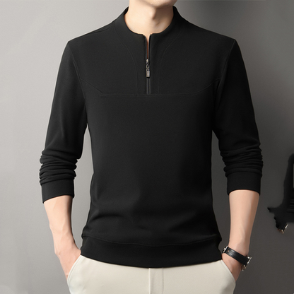 💜 LETZTER TAG DER AKTION – 50 % RABATT 💜Casual Herren-Pullover mit Viertel-Reißverschluss und langen Ärmeln