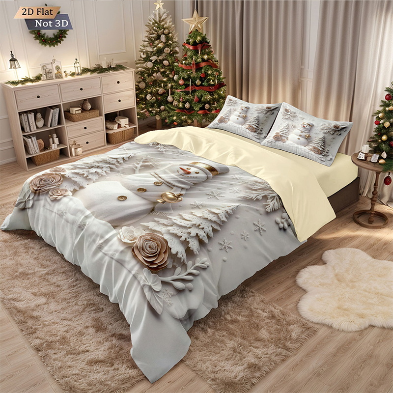 🎅【Früher Weihnachtskauf: 50% Rabatt!】🎄 Festives Christmas 3-Teiliges Bettwäscheset