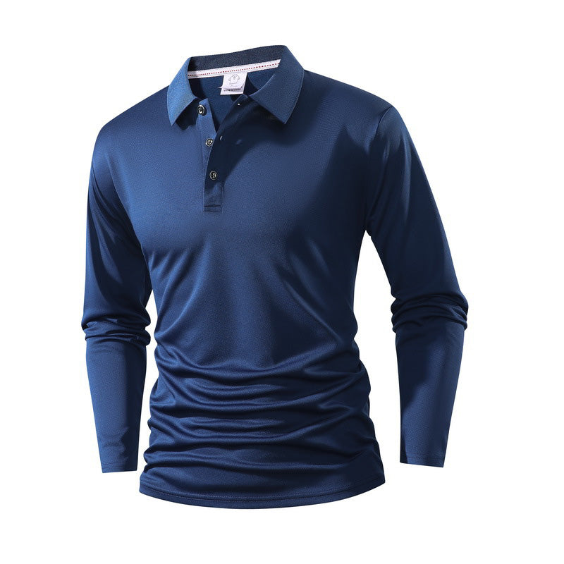 💜 LETZTER TAG DER AKTION – 57 % RABATT 💜Herren einfarbiges Business-Casual-Oberteil mit Kragen