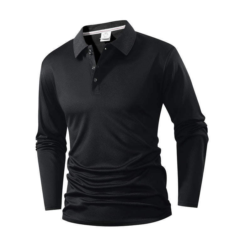 💜 LETZTER TAG DER AKTION – 57 % RABATT 💜Herren einfarbiges Business-Casual-Oberteil mit Kragen