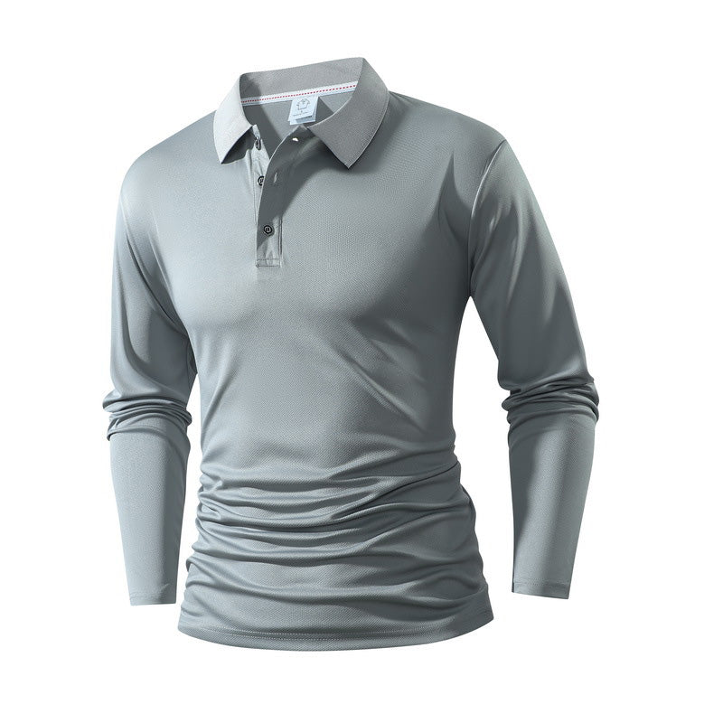 💜 LETZTER TAG DER AKTION – 57 % RABATT 💜Herren einfarbiges Business-Casual-Oberteil mit Kragen