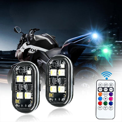 Tragbare LED-Warnleuchte für Autos mit Fernbedienung🏍️