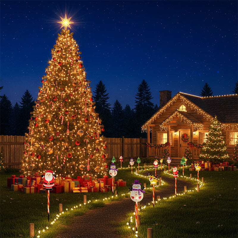 🔥Black-Friday-Mega-Angebot – 50 % Rabatt!🔥🎅Weihnachtliche Garten-Steckleuchte