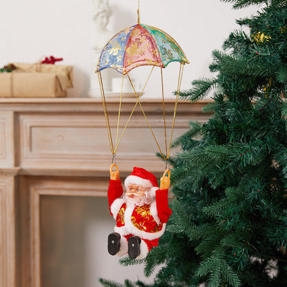 🎅Frühweihnachtsangebote – 50% RABATT🎄Elektrischer Kamin mit kletterndem Weihnachtsmann und Musikspielzeug