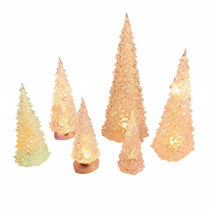 Beleuchtete Lichter in Weihnachtsbaumform aus Acryl