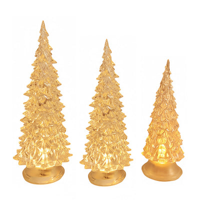 Beleuchtete Lichter in Weihnachtsbaumform aus Acryl