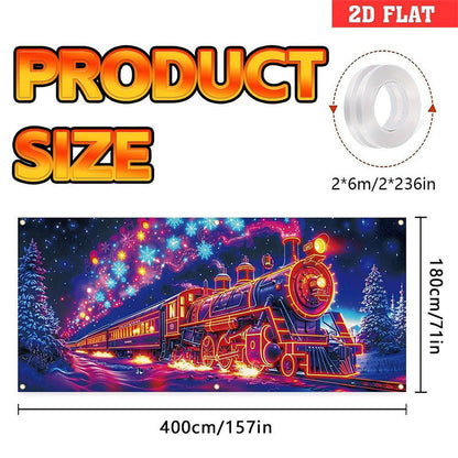 🔥Black-Friday-Mega-Angebot – 50 % Rabatt!🔥🎉UV-fluoreszierendes Weihnachtsbanner