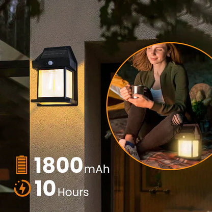 🔥 KAUF 2 ERHALT 3! 💡 SOLAR-WANDLEUCHTE MIT BEWEGUNGS-SENSOR - Automatisches Ein-/Ausschalten, Wasserdicht und Einfach zu Installieren, Perfekt für Garten und Außenbereich 🌳