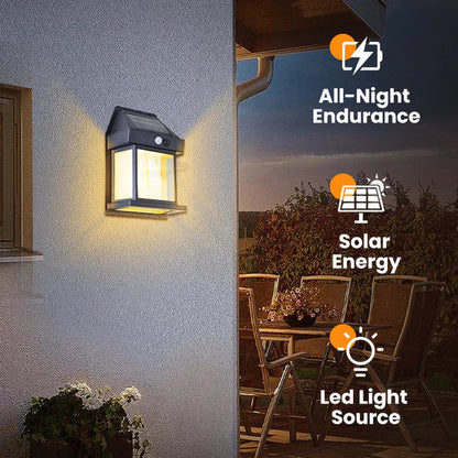 🔥 KAUF 2 ERHALT 3! 💡 SOLAR-WANDLEUCHTE MIT BEWEGUNGS-SENSOR - Automatisches Ein-/Ausschalten, Wasserdicht und Einfach zu Installieren, Perfekt für Garten und Außenbereich 🌳