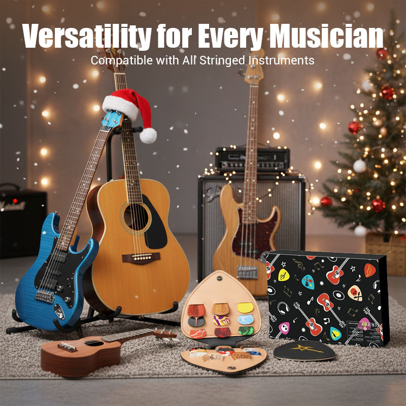 🔥Black-Friday-Mega-Angebot – 50 % Rabatt!🔥24-tägiger Weihnachts-Gitarrenpick-Adventskalender