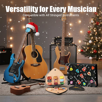 🔥Black-Friday-Mega-Angebot – 50 % Rabatt!🔥24-tägiger Weihnachts-Gitarrenpick-Adventskalender