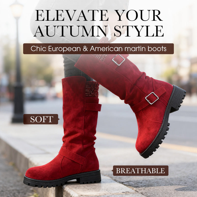 ❄️ Bestseller – Shorty-Stiefel mit Schnallen – perfekt für kalte Tage