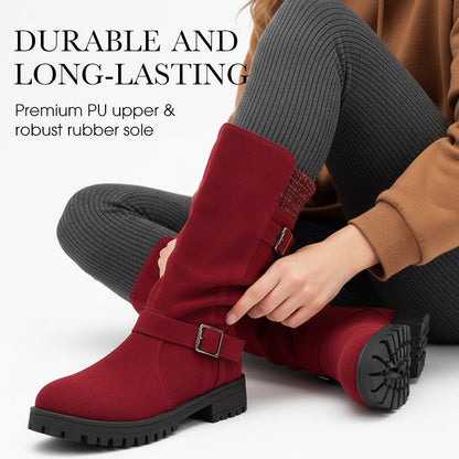 ❄️ Bestseller – Shorty-Stiefel mit Schnallen – perfekt für kalte Tage