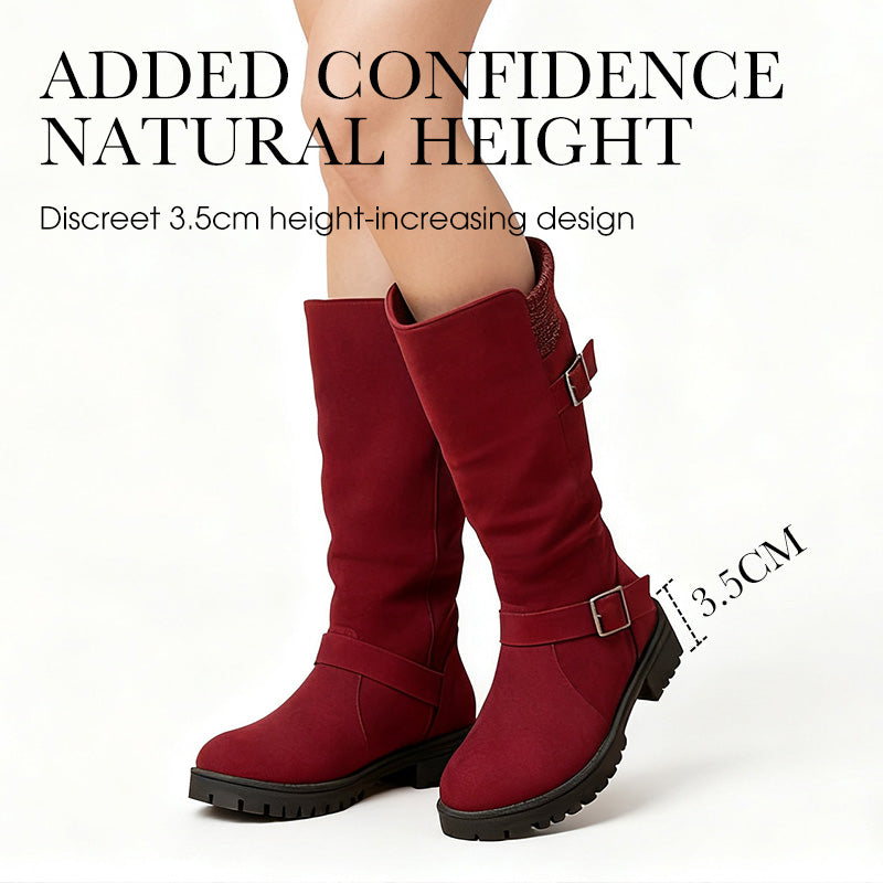 ❄️ Bestseller – Shorty-Stiefel mit Schnallen – perfekt für kalte Tage