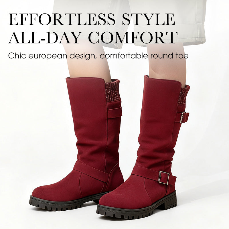 ❄️ Bestseller – Shorty-Stiefel mit Schnallen – perfekt für kalte Tage