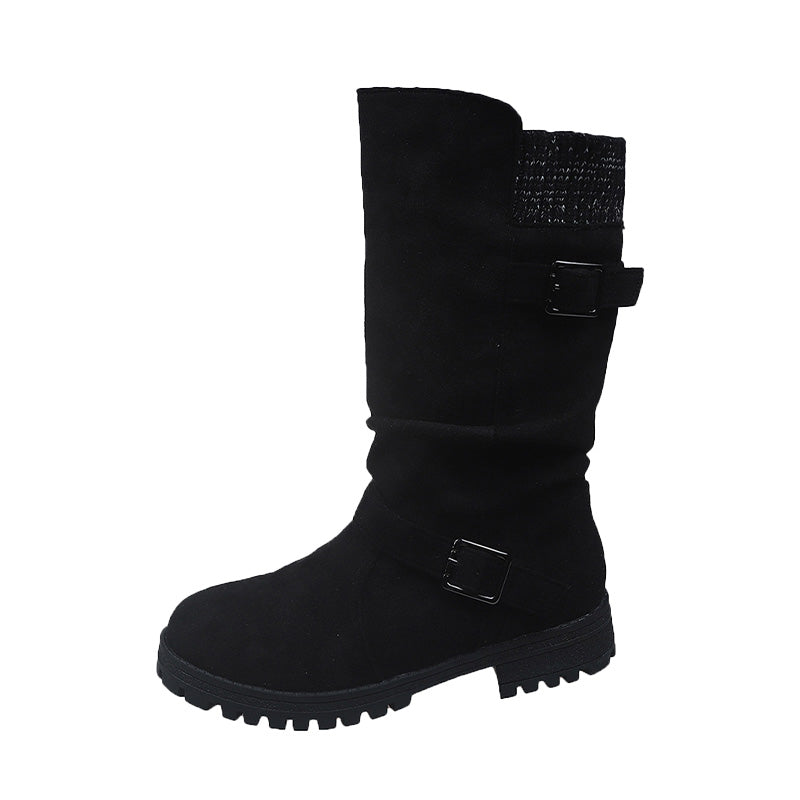❄️ Bestseller – Shorty-Stiefel mit Schnallen – perfekt für kalte Tage