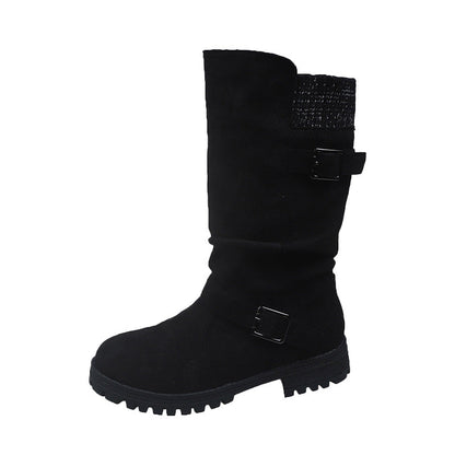 ❄️ Bestseller – Shorty-Stiefel mit Schnallen – perfekt für kalte Tage