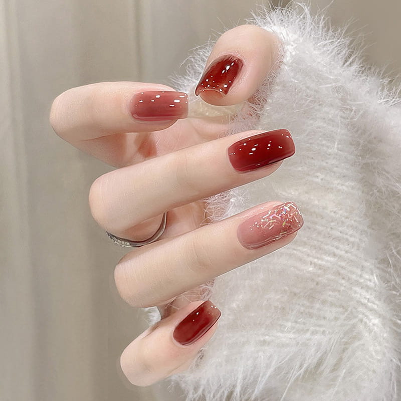 💅Modisches Glitzer-Nagellack-Kombiset in zwei Farben
