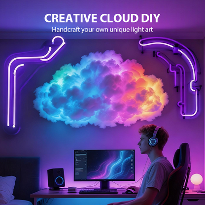 🎁Begrüßen Sie Weihnachten mit 50 % Rabatt🎅DIY-Gewitterwolken-LED-Lichtdekoration mit USB-Stromversorgung