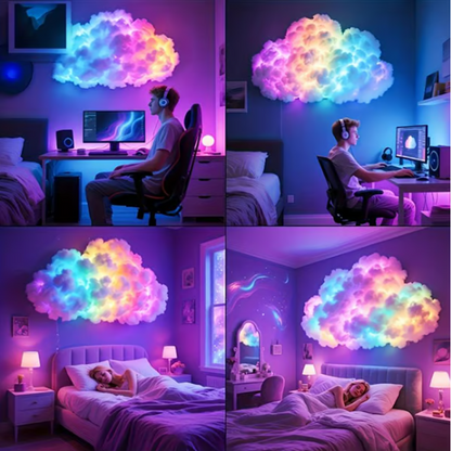 🎁Begrüßen Sie Weihnachten mit 50 % Rabatt🎅DIY-Gewitterwolken-LED-Lichtdekoration mit USB-Stromversorgung