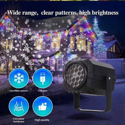 🎁Begrüßen Sie Weihnachten mit 50 % Rabatt💥Rotierender LED-Weihnachtsmuster-Projektor