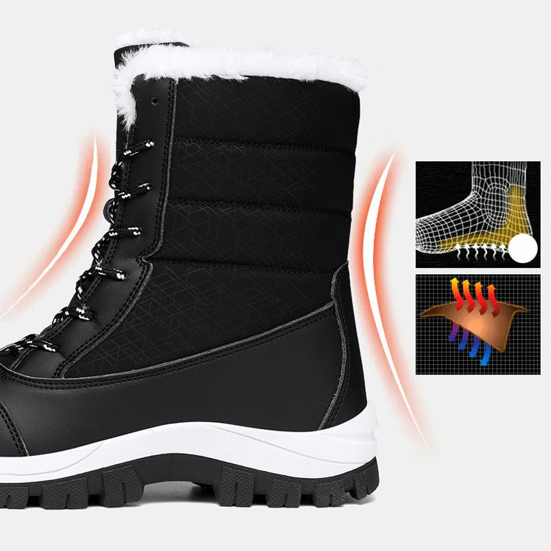 🖤 Black-Friday-Mega-Angebot – 50 % Rabatt! Wasserdichte warme Winterstiefel für Damen