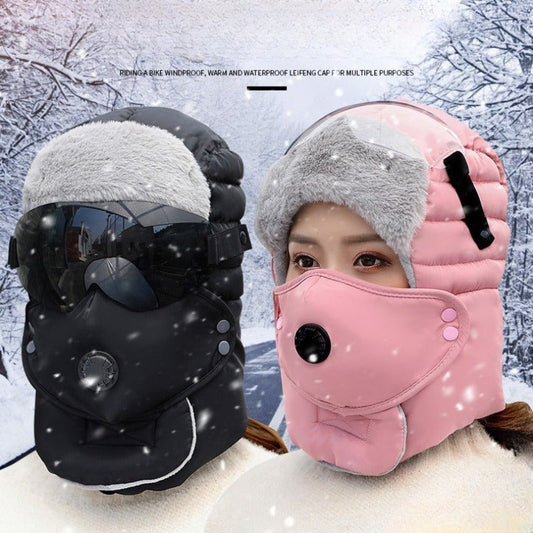 🖤 Black-Friday-Mega-Angebot – 50 % Rabatt! Thermische Kappe mit abnehmbarer Atemventilmaske