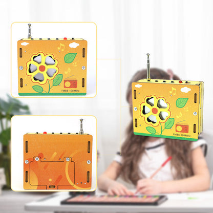 🎁Begrüßen Sie Weihnachten mit 50 % Rabatt🎁 Pädagogisches Kinderspielzeug – DIY Mini-Radio