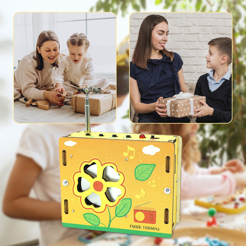 🎁Begrüßen Sie Weihnachten mit 50 % Rabatt🎁 Pädagogisches Kinderspielzeug – DIY Mini-Radio