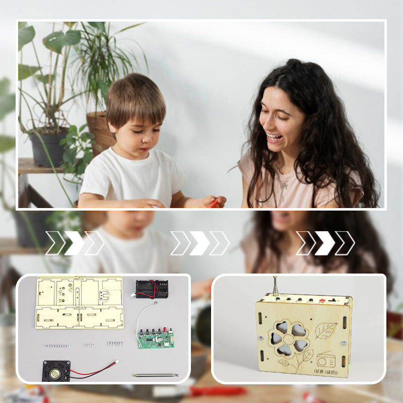 🎁Begrüßen Sie Weihnachten mit 50 % Rabatt🎁 Pädagogisches Kinderspielzeug – DIY Mini-Radio