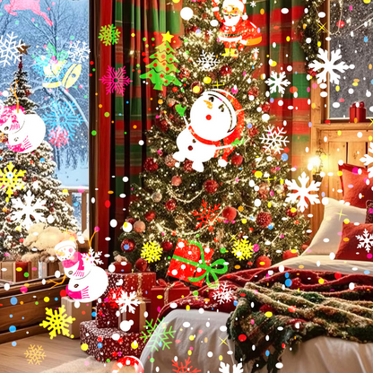 🎁Begrüßen Sie Weihnachten mit 50 % Rabatt💥Rotierender LED-Weihnachtsmusterprojektor
