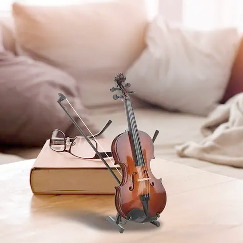 🔥Solange der Vorrat reicht 50 % Rabatt!🎉 Spielbare kleine Violine Figurine