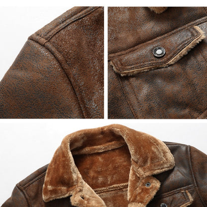 🔥Lässige und warme Herren-Lederjacke – strapazierfähig, stilvoll und bequem! 🚛Kostenloser Versand