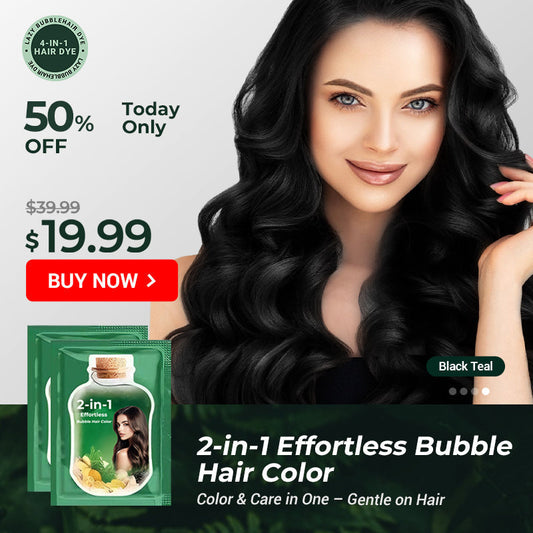 2-in-1 Mühelose Bubble-Haarfarbe