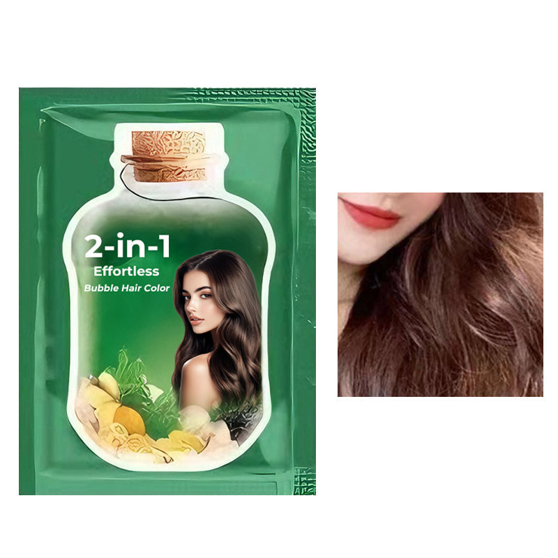 2-in-1 Mühelose Bubble-Haarfarbe