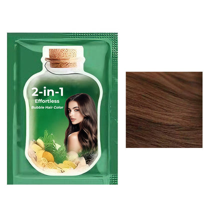 2-in-1 Mühelose Bubble-Haarfarbe
