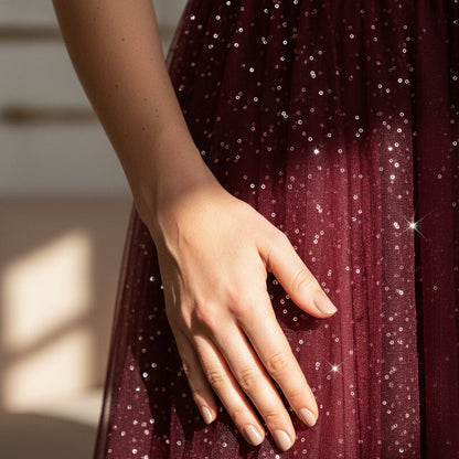 ⌛ Nur noch 3 Tage – 50 % auf alles! ⏰Glitzer-Top und Tüllrock für Damen