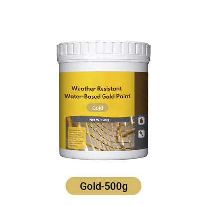 🔥Heißer Verkauf 50 % Rabatt🔥Wetterbeständige Goldfarbe auf Wasserbasis