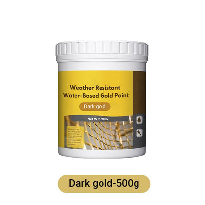 🔥Heißer Verkauf 50 % Rabatt🔥Wetterbeständige Goldfarbe auf Wasserbasis