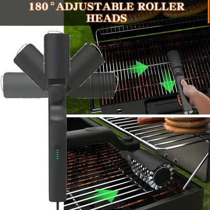 🔥 50% RABATT! 🍖 Kabelloser elektrischer Grillbürstenreiniger – Tiefenreinigung, Leicht & Wiederaufladbar 🔋