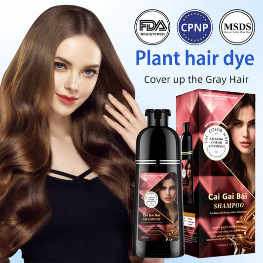 🍎 JETZT 50 % RABATT!✨ Sofortige Haarfärbeshampoo mit Kräuterextrakten für Männer & Frauen