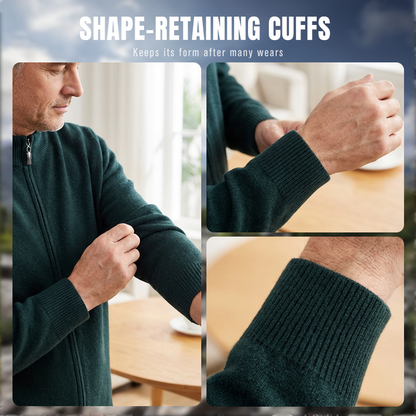 Value Bundle: Warm & Comfortable Knit Cardigan Sweater for Men + Shirt