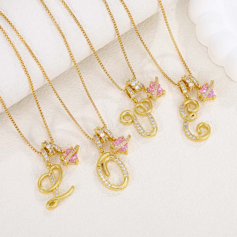 💖 Letzter Tag: 50% Rabatt ✨ 3-lagige Anhänger-Halsketten mit Initialen A-Z 🎀